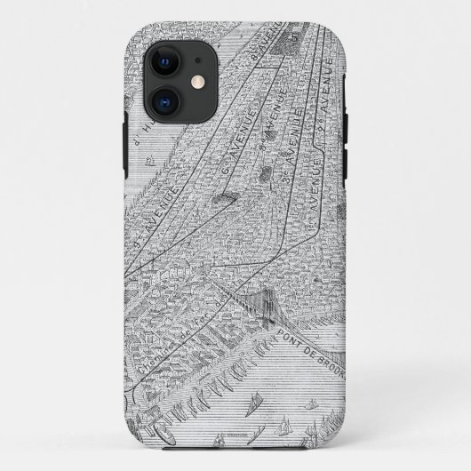 New York: El Train, C1878 Case-Mate iPhone Case (Achterkant)