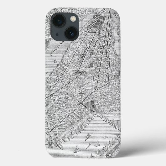 New York: El Train, C1878 Case-Mate iPhone Case (Achterkant)