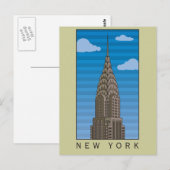 New York Empire State Building Briefkaart (Voorkant / Achterkant)