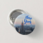 New York Empire State Building Button (Voorkant /achterkant)