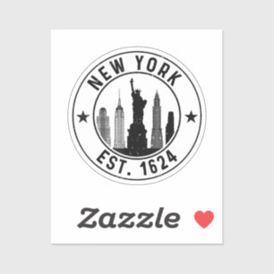 New York Est. 1624 New York City Lover Nyc Sticker