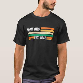 New York est 1845 Verenigde Staten T-shirt