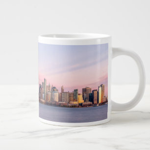 New York Evening Skyline Extra Grote Beker