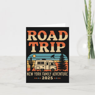 New York Family Adventure RV Camping Travel Road T Kaart