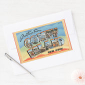 New York, Feuille de 4 autocollants Coney Island (Enveloppe)