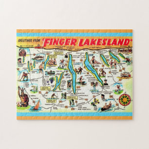 New York Finger Lakes 11x14 Puzzel