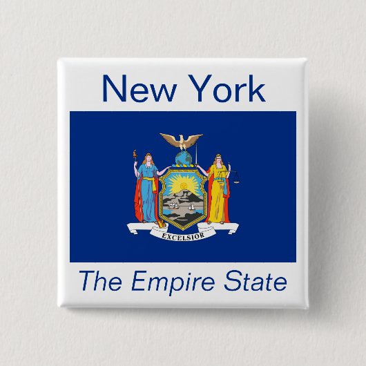 New York Flag Button (Voorkant)
