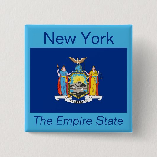 New York Flag Button (Voorkant)