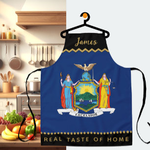 New York Flag Chefs Schort, New York Schort