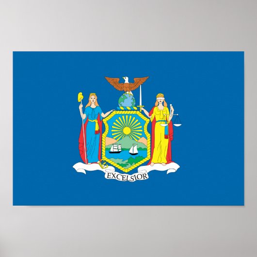 NEW YORK Flag - Poster (Voorkant)