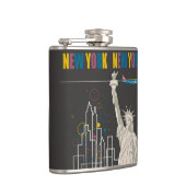 New York Flask Heupfles (Rechts)