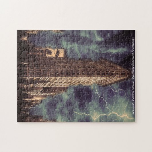 New York Flatiron Building. Jigzaag Puzzle Legpuzzel (Horizontaal)