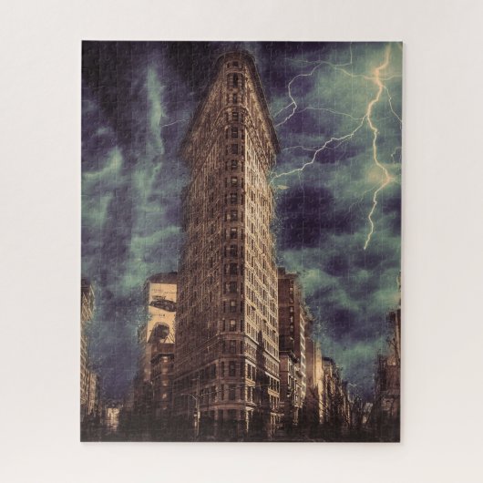 New York Flatiron Building. Legpuzzel (Verticaal)