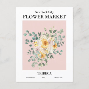 New York Flower Market, Briefkaart Tribeca