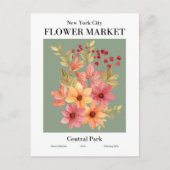 New York Flower Market, carte postale de Central P (Devant)