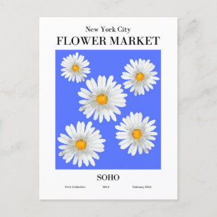 New York Flower Market, carte postale SOHO