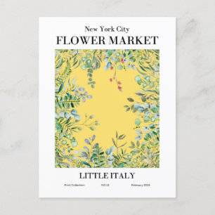 New York Flower Market, Little Italy Carte postale