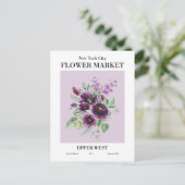 New York Flower Market, Upper West Briefkaart (Staand voorkant)