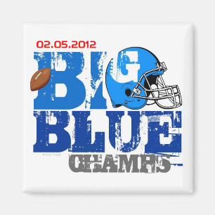 New York Football Champs 2012 Magnet Magneet