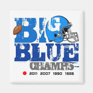 New York Football Champs Years Magnet Magneet