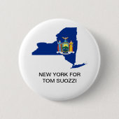 NEW YORK FOR TOM SUOZZI GOVERNOR BUTTON (Voorkant)