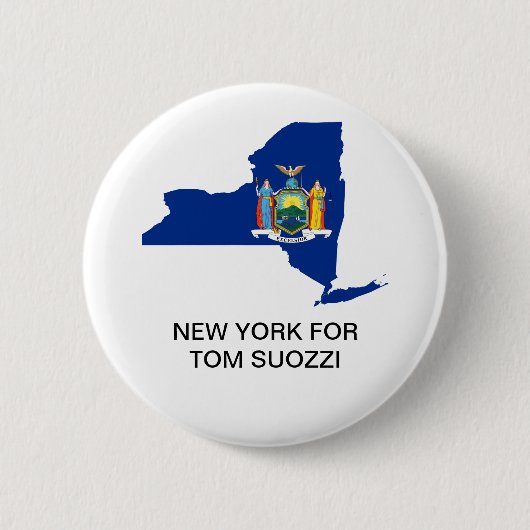 NEW YORK FOR TOM SUOZZI GOVERNOR BUTTON (Voorkant)