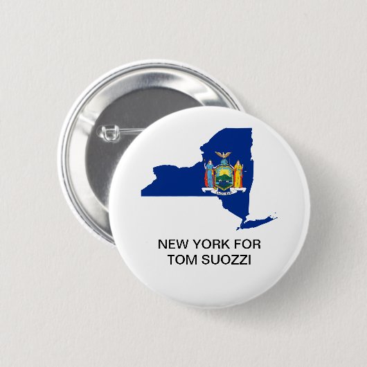 NEW YORK FOR TOM SUOZZI GOVERNOR BUTTON