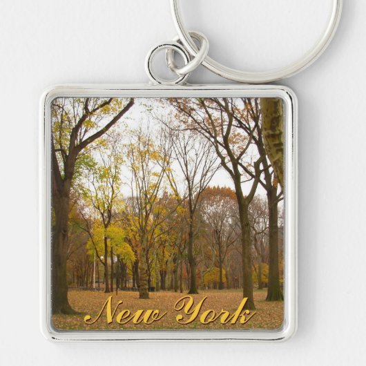 New York Forest Sleutelhanger New York Souvenirs (Voorkant)