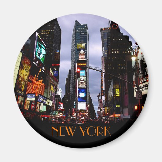 New York Fridge Magnet NY Souvenir Magnet Magneet (Voorkant)