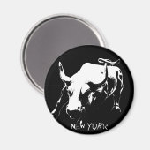 New York Frigo Magnets Bull Statue NYC Souvenirs (Recto/Verso)