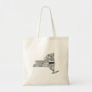New York Gedetailleerd hulpmiddel Tote Bag