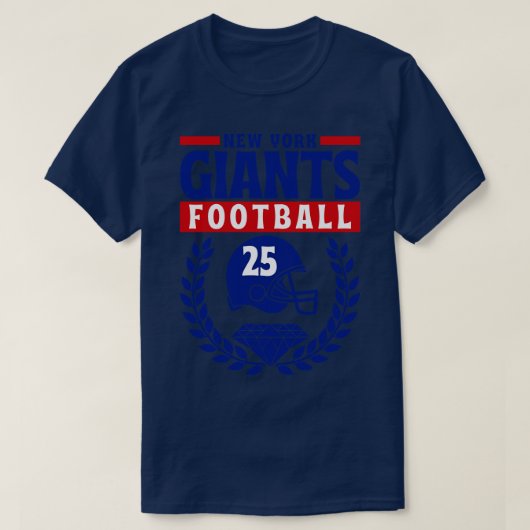 New York Giants 1925 Amerikaans T-shirt (Design voorkant)