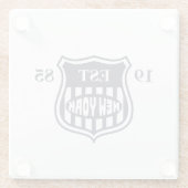 New York Glazen Onderzetter (Achterkant)