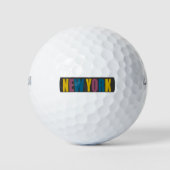 New York Golf Ball Golfballen (Voorkant)
