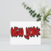New York Graffiti Briefkaart (Staand voorkant)