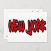 New York Graffiti Briefkaart (Voorkant / Achterkant)