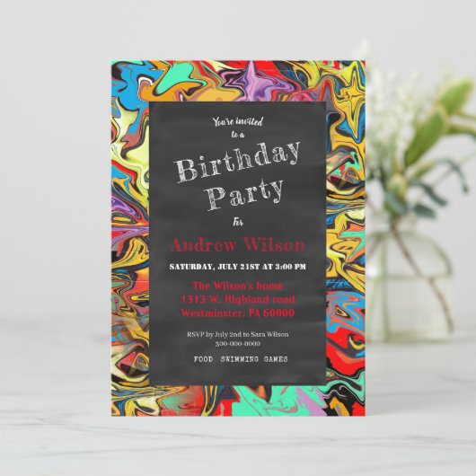 New York graffiti Kaart (Staand voorkant)