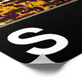 New York graffiti Poster (Hoek)