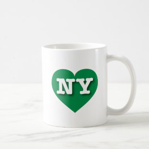 New York Green Heart - Ik hou van NY Koffiemok