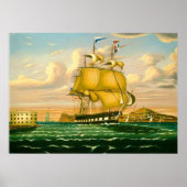 New York Harbour - Thomas Chambers Fine Art Poster (Voorkant)