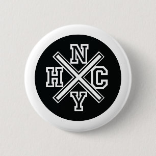 New York Hardcore Ronde Button 5,7 Cm