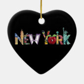 New York Heart Ornament (Achterkant)