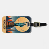 New York: Het Bagagelabel van het verhaal van Hear (Voorkant horizontaal)