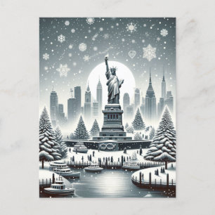 New York Holiday Elegance. Carte personnalisable