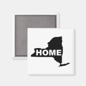 New York Home Magnet Frigo Réfrigérateur État (Recto/Verso)