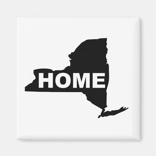 New York Home Magnet Frigo Réfrigérateur État (Devant)