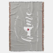 New York Home State Persoonlijk Deken (Voorkant Verticaal)