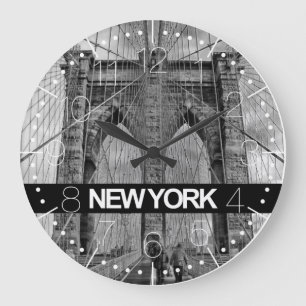New York horloge Brooklyn pont