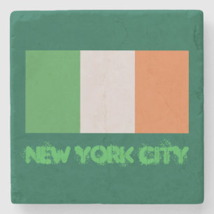 New York Iers-Amerikaans Aandenken, NYC Ierland Vl Stenen Onderzetter