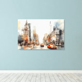 New York, Impression en toile étirée (Insitu (Plancher de Bois))